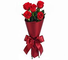 Букет 5 Красных роз Эдлесс Лав в Новом Карачае