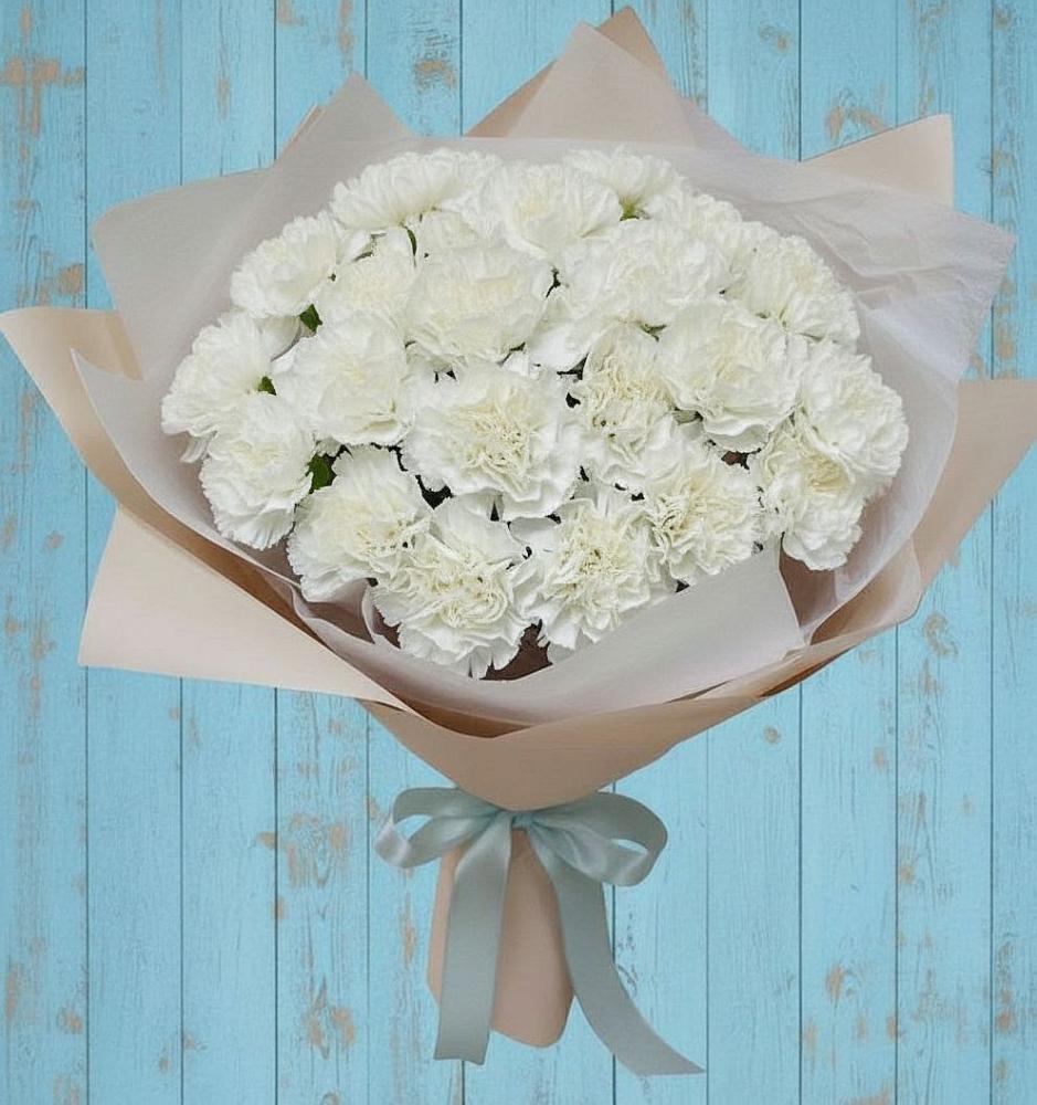 Букет цветов из: Гвоздики в Новом Карачае