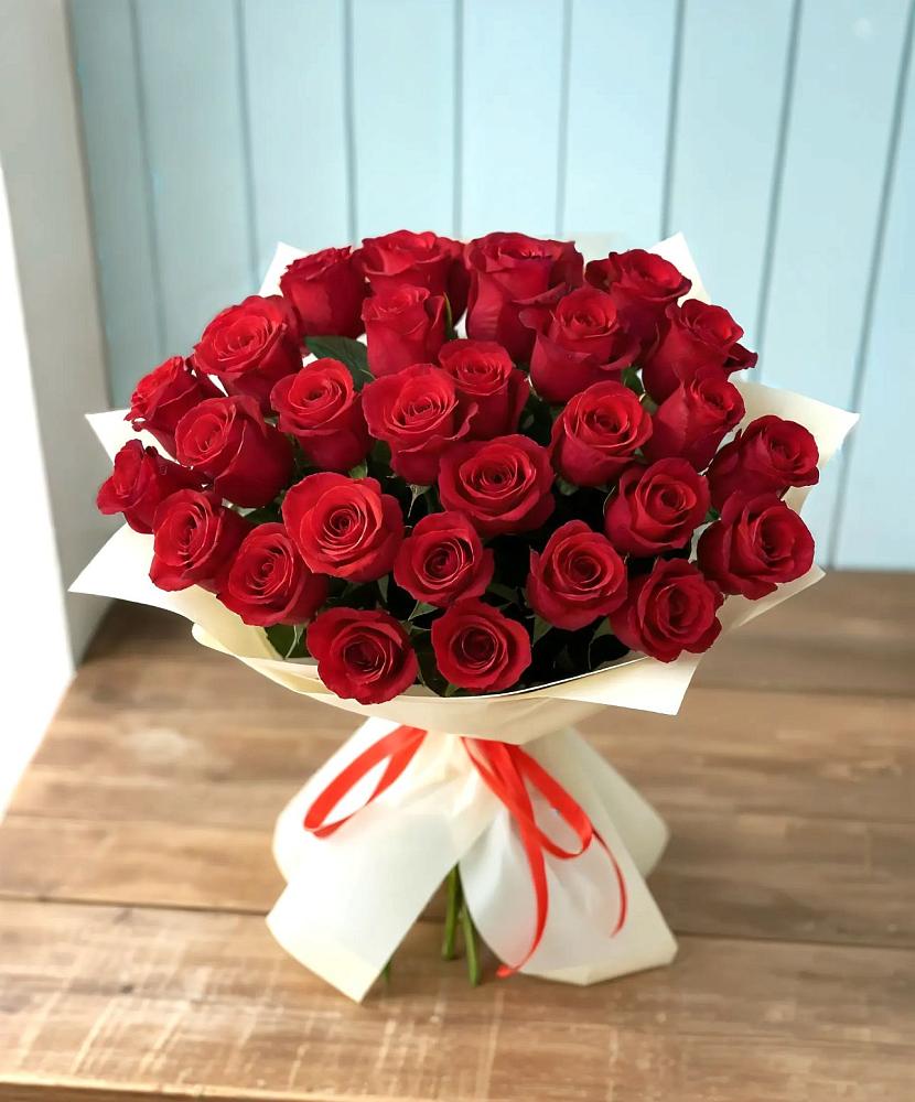 Букет 29 Красных роз в Новом Карачае