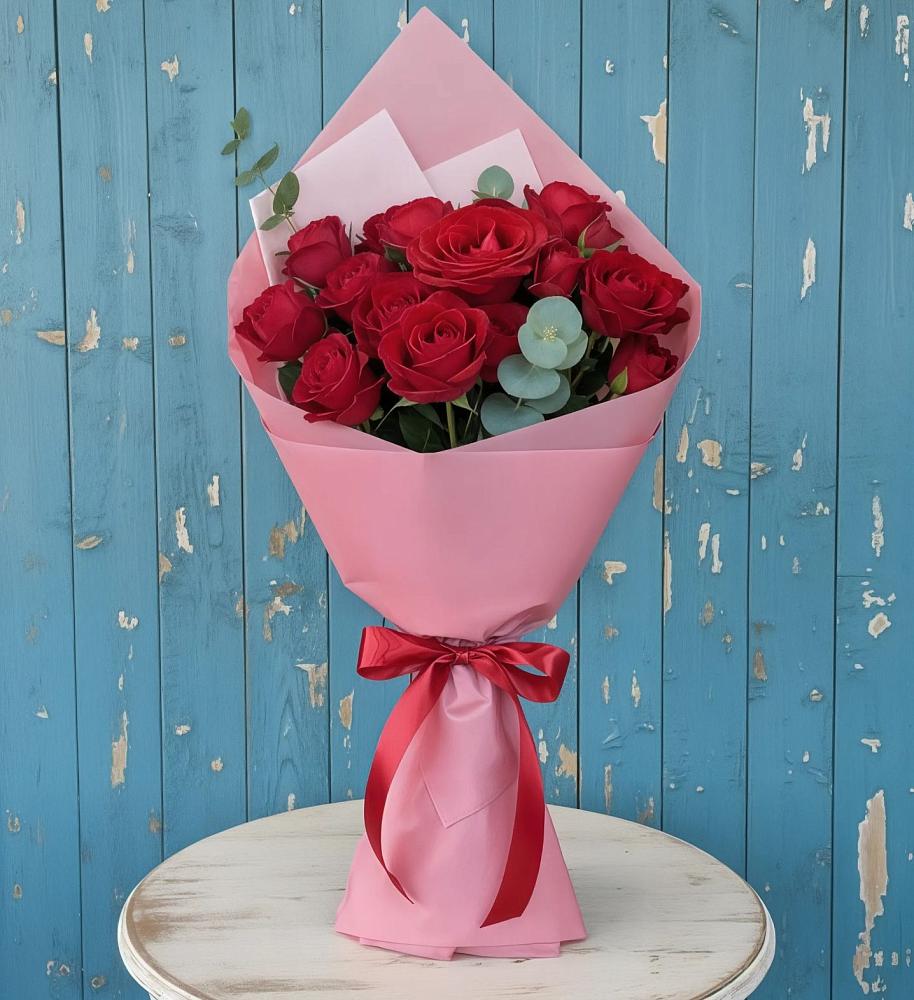 Букет цветов из: Розы в Новом Карачае