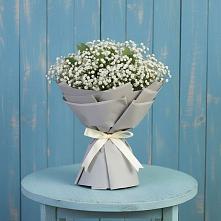Букет цветов из:  Гипсофила в Новом Карачае