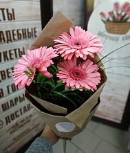 Букет цветов из:  Герберы #REPLACE_PRED# Новом Карачае