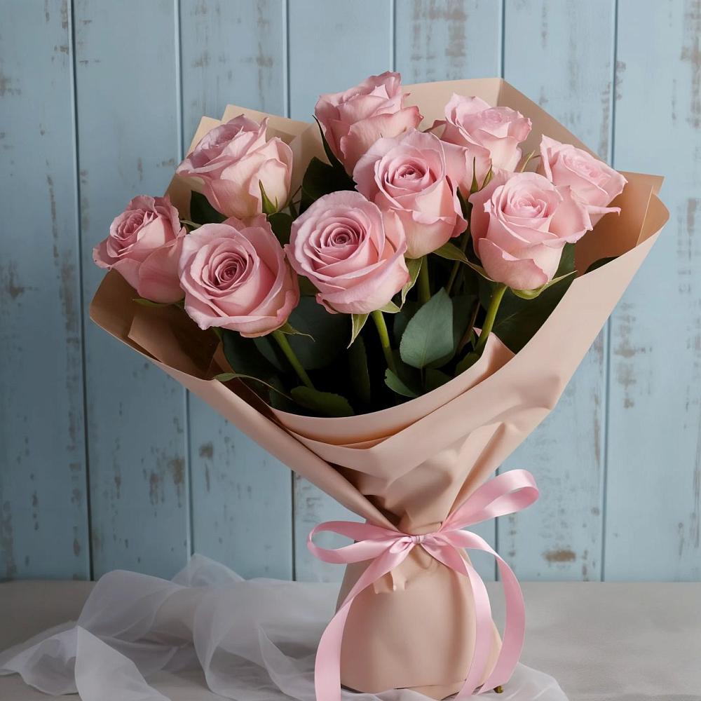 Букет цветов из: Розы в Новом Карачае