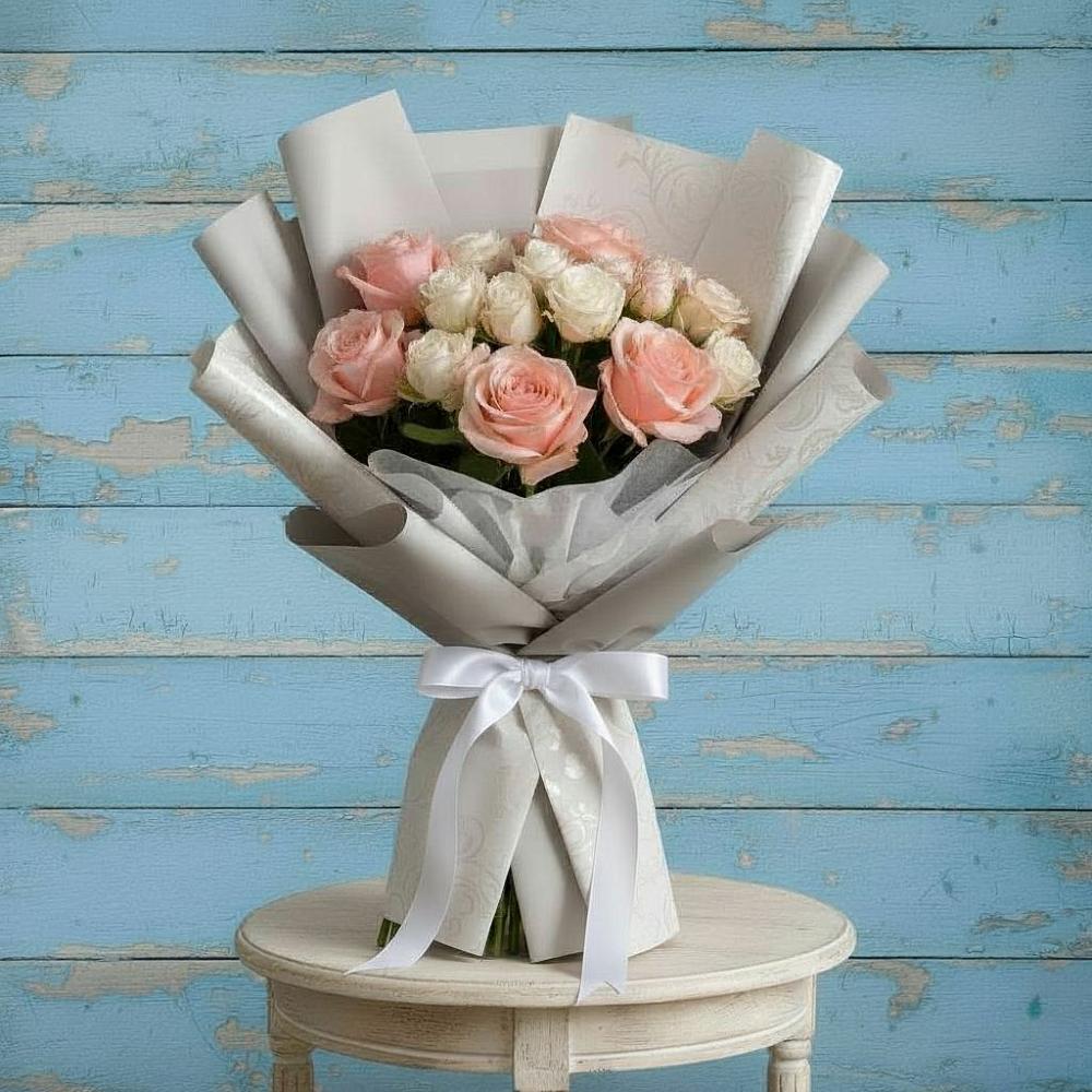 Букет цветов из: Розы в Новом Карачае