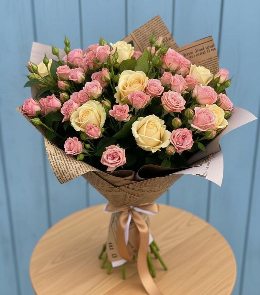 Букет цветов из: Розы в Новом Карачае