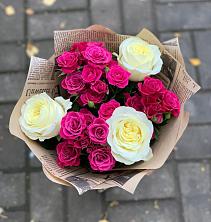 Букет цветов из:  Розы в Новом Карачае
