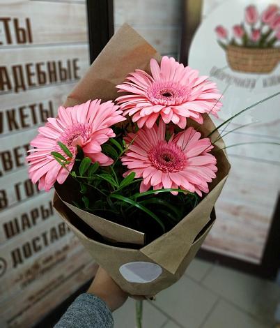 Букет цветов из: Герберы в Новом Карачае