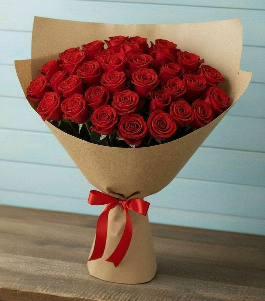 Букет Красные розы Милано в Новом Карачае