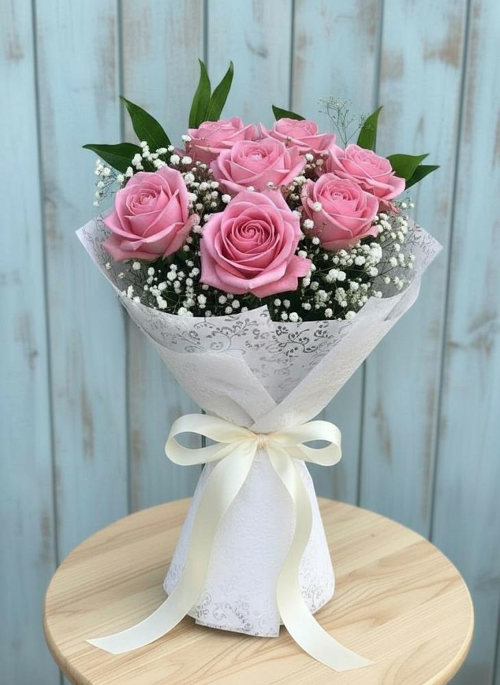 Букет цветов из: Розы в Новом Карачае