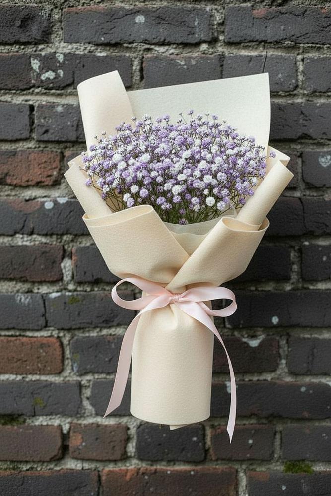 Букет цветов из: Гипсофила в Новом Карачае