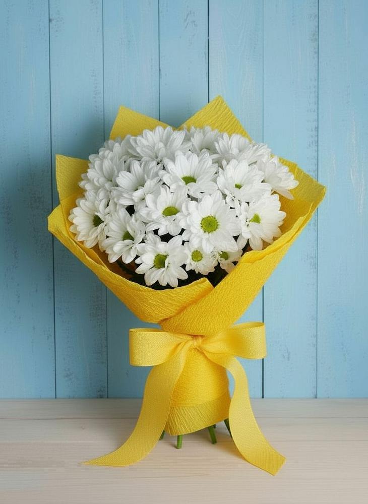 Букет цветов из: Хризантемы в Новом Карачае