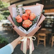 Букет цветов из:  Розы в Новом Карачае