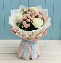 Букет цветов из:  Розы в Новом Карачае