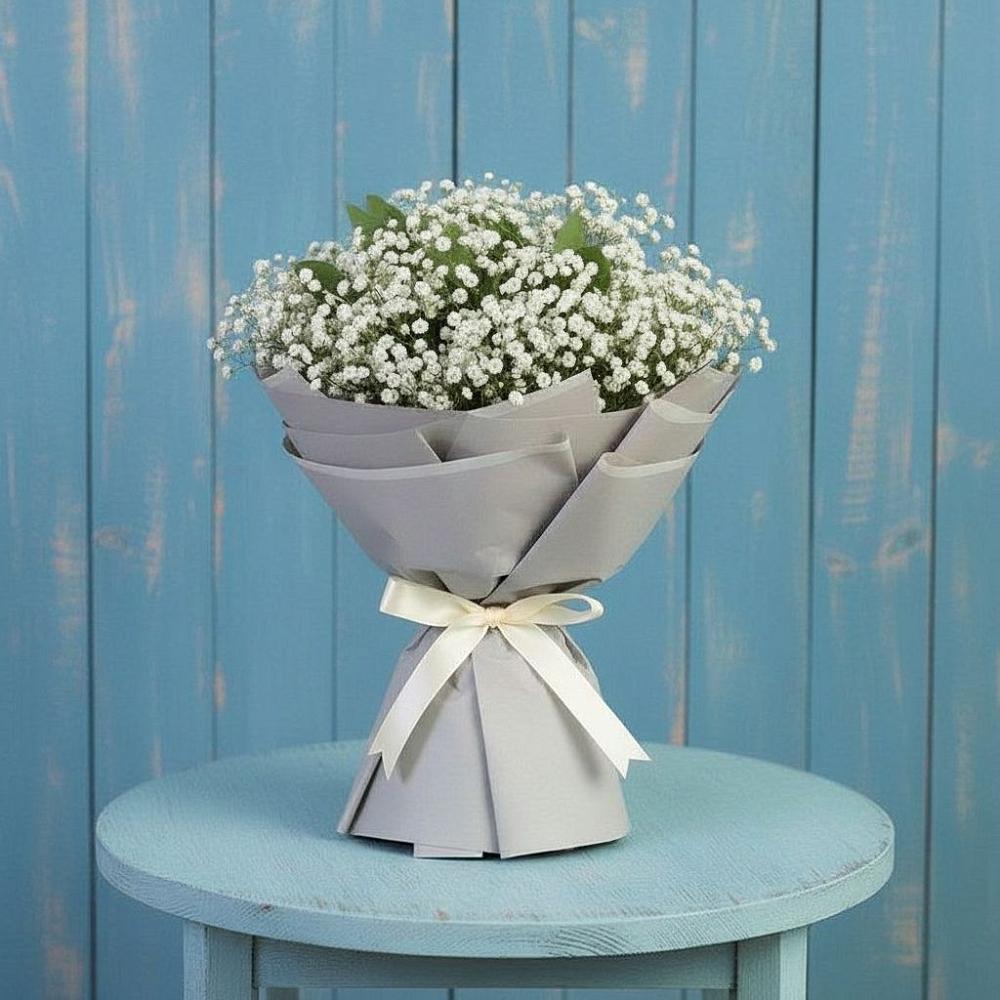 Букет цветов из: Гипсофила в Новом Карачае