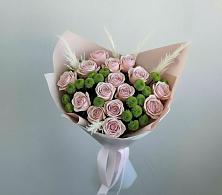 Букет цветов из:  Розы и Хризантемы #REPLACE_PRED# Новом Карачае