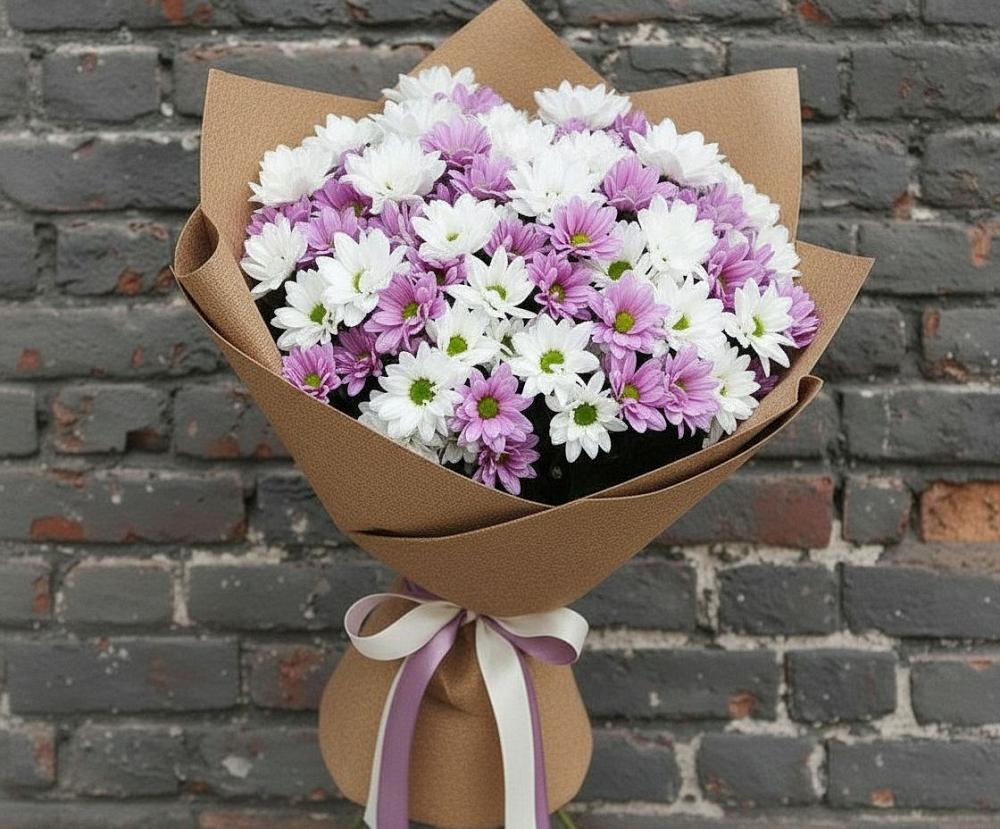 Букет цветов из: Хризантемы в Новом Карачае