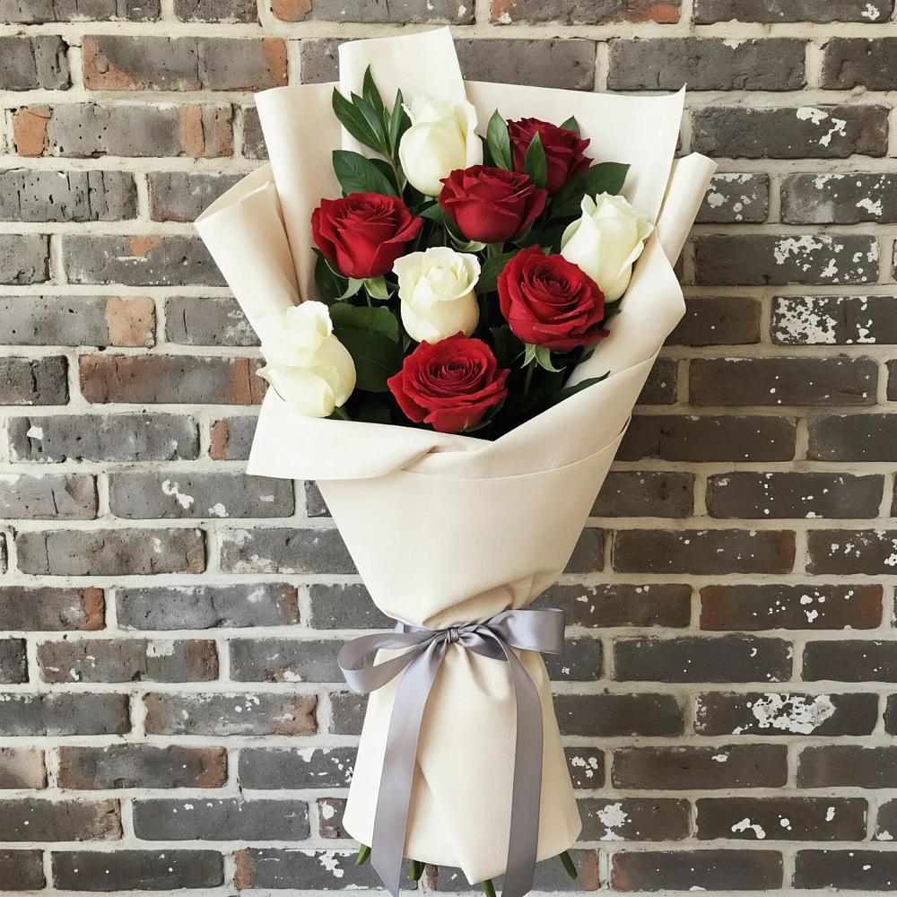 Букет цветов из: Розы в Новом Карачае