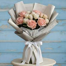 Букет цветов из:  Розы #REPLACE_PRED# Новом Карачае