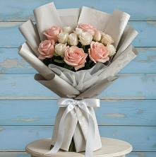 Букет цветов из:  Розы в Новом Карачае