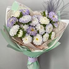 Букет цветов из:  Астры в Новом Карачае