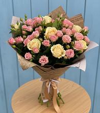 Букет цветов из:  Розы в Новом Карачае