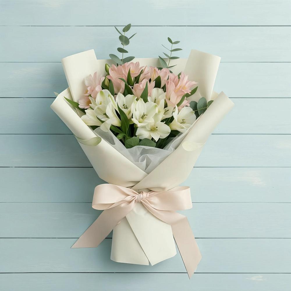 Букет цветов из: Альстромерии в Новом Карачае