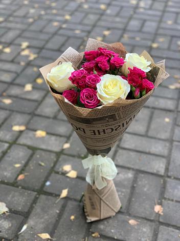 Букет цветов из: Розы в Новом Карачае
