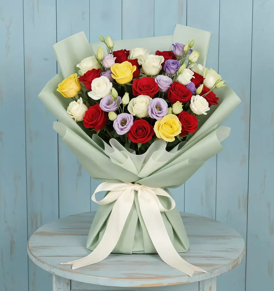 Букет цветов из: Розы в Новом Карачае