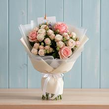 Букет цветов из:  Розы в Новом Карачае