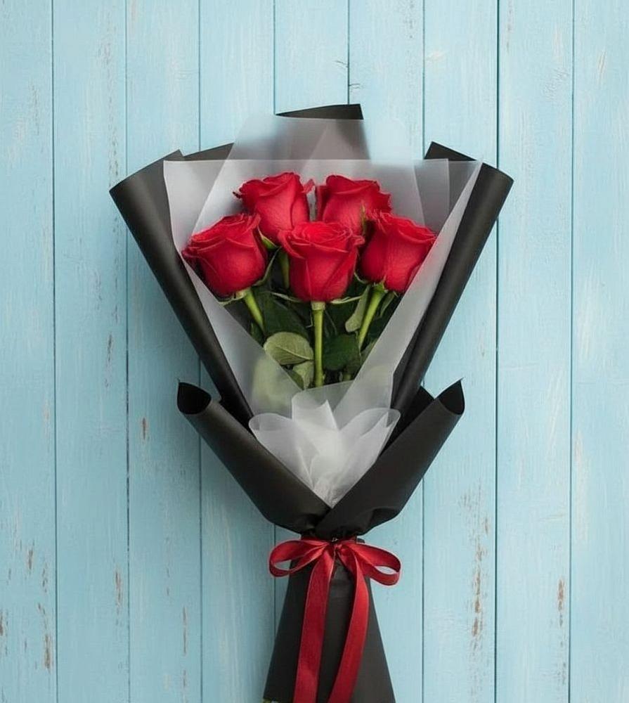 Букет цветов из: Розы в Новом Карачае